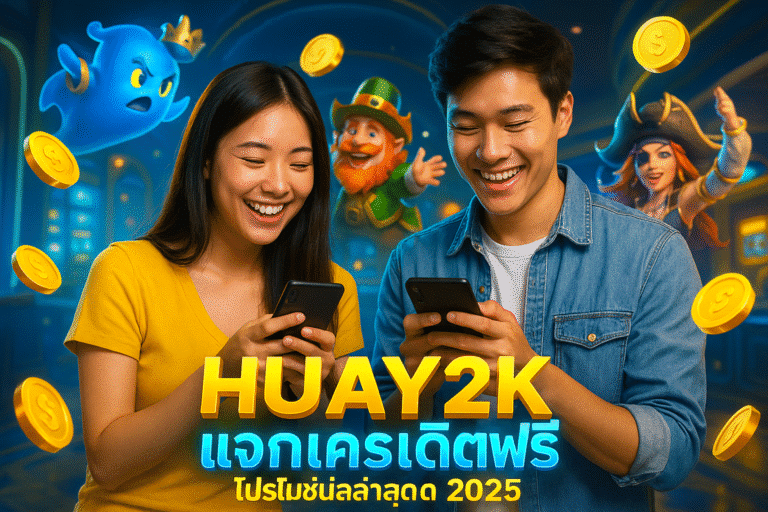 HUAY2K แจกเครดิตฟรี โปรโมชั่นล่าสุด 2025