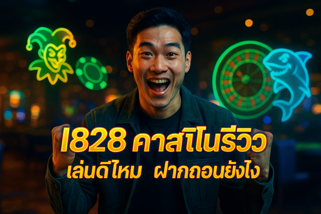 I828 คาสิโน รีวิว เล่นดีไหม ฝากถอนยังไง